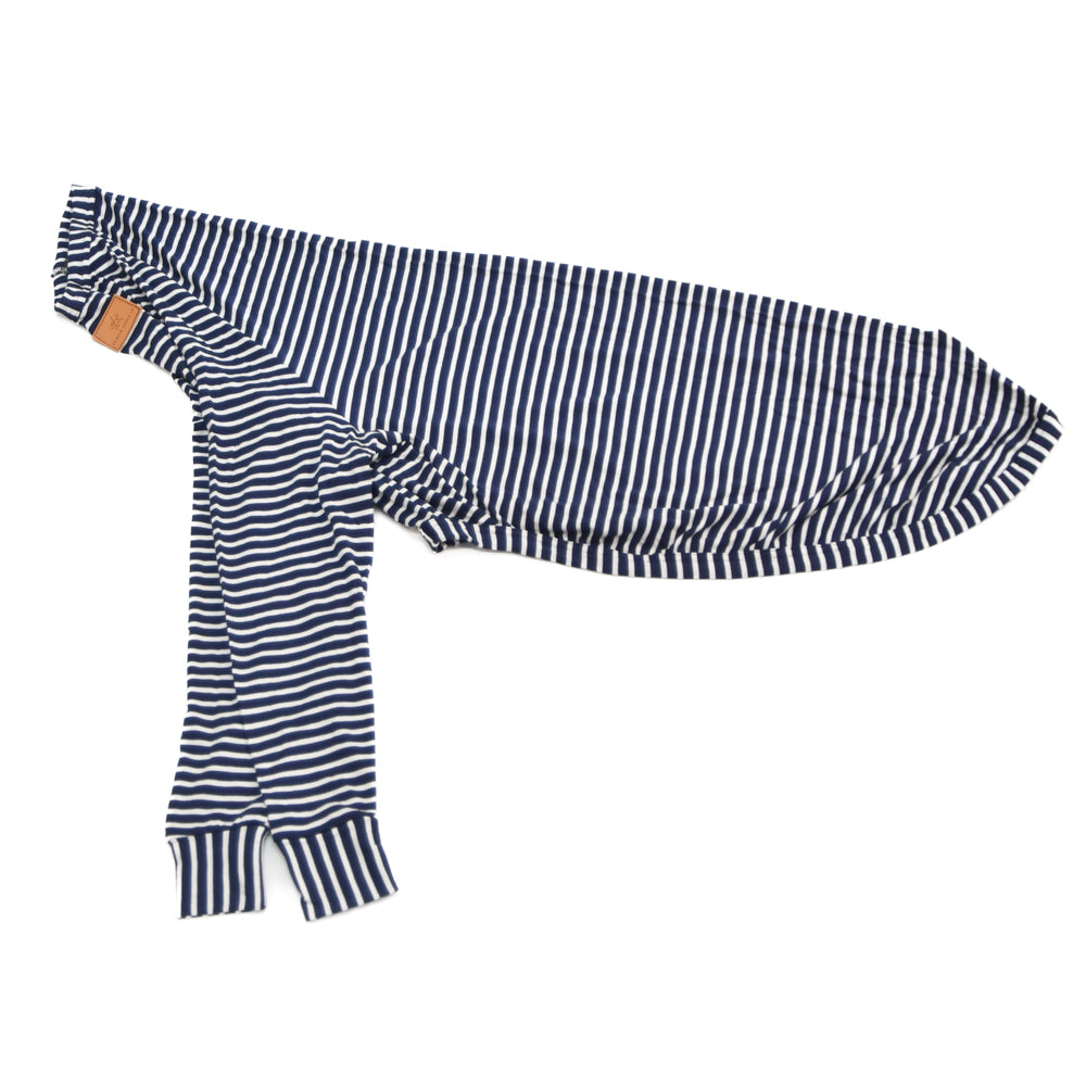 Navy Stripe Stripe Lightweight Pajama Shirt