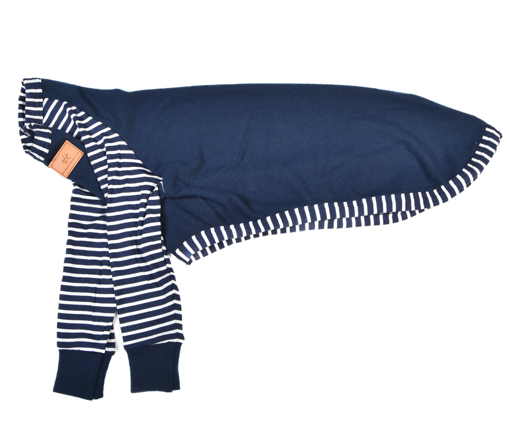 Navy / Navy Stripe T-shirt Pajamas