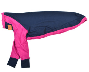 Greyhound Navy/Magenta T-shirt Pajamas