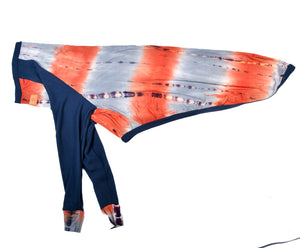 Rust Dye /Navy T-shirt Pajamas