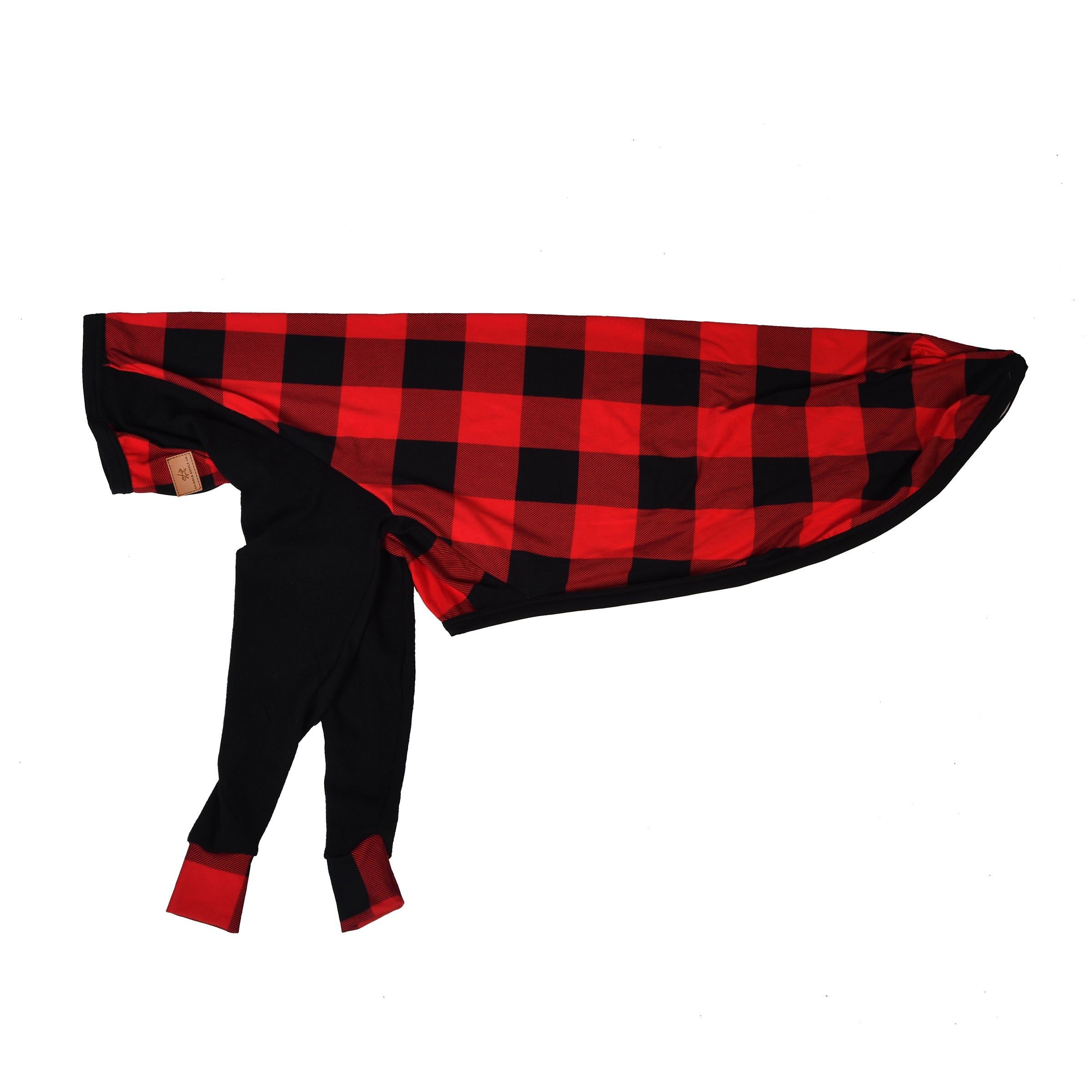 Buffalo Plaid / Black Lightweight Pajama Shirt